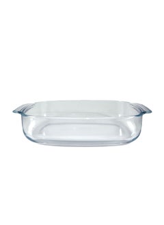 Homemaker Curve Rectangular Deep Glass Baking Dish, 2.9 Lt Capacity, 33.9X22 Cm Diameter, 6.4 Cm Height - Clear  - Image 2
