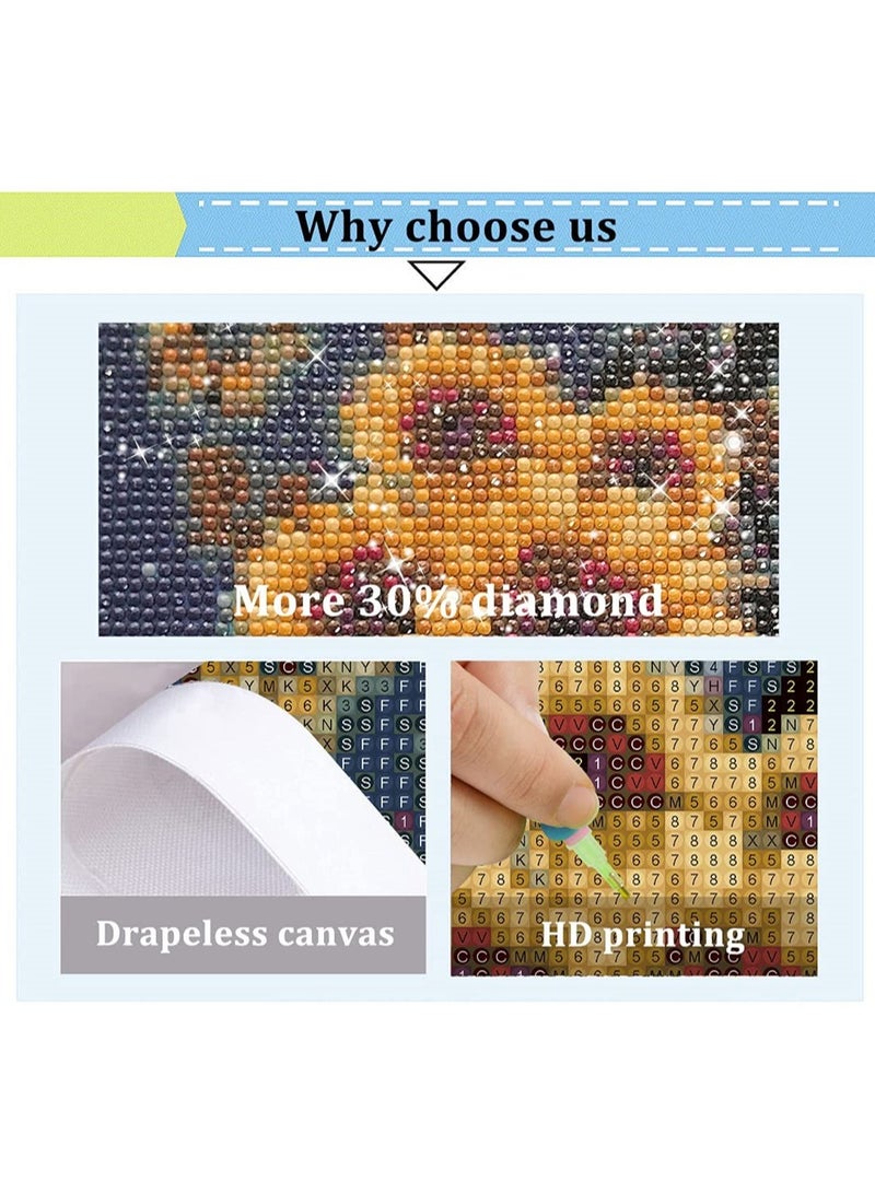 Sunflower Diamond Painting Kit for Adults & Kids - DIY Home Wall Decor, Inspired by I'm a Storm, 11.8 x 15.7 inches, Perfect for Creative Art Lovers - Image 4