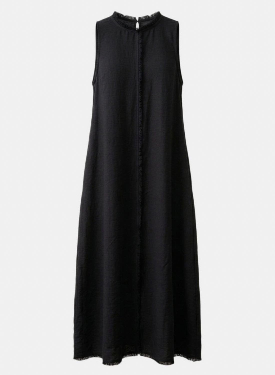 Frayed-Edge Lounge Dress