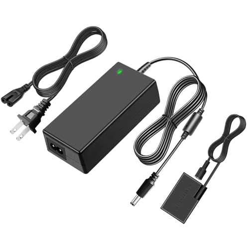 TKDY for Canon R50 Dummy Battery LP-E17 DR-E18 DC Coupler and ACK-E18 Power Supply Kit, fit for Canon EOS R50 R100 R8 R10 RP, Rebel T6i T7i T8i T6s SL3 SL2 77D 800D Digital Cameras. - Image 1