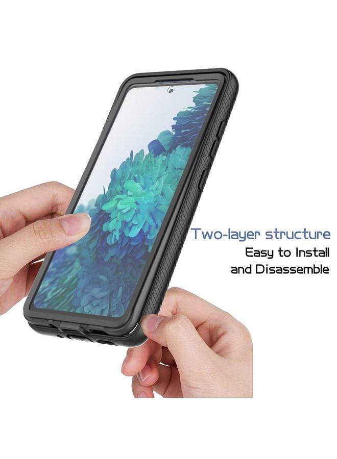 اس-توب جراب لهاتف Samsung Galaxy S20 FE، جراب هاتف هجين كامل الجسم مقاوم للصدمات بتصميم سماء نجمية - Image 5