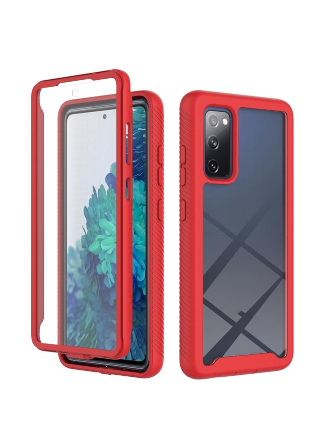 اس-توب جراب لهاتف Samsung Galaxy S20 FE، جراب هاتف هجين كامل الجسم مقاوم للصدمات بتصميم سماء نجمية - Image 1