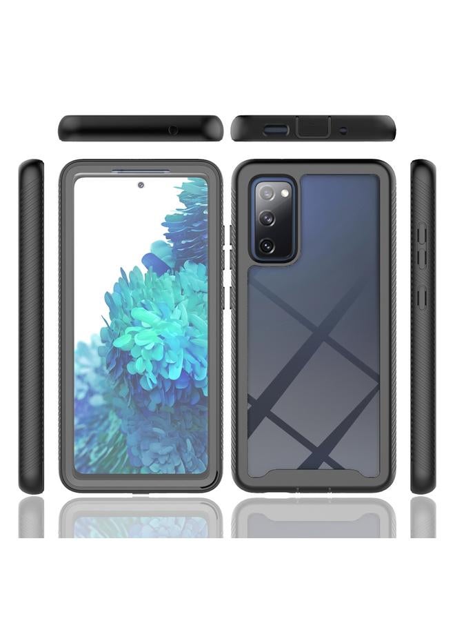 اس-توب جراب لهاتف Samsung Galaxy S20 FE، جراب هاتف هجين كامل الجسم مقاوم للصدمات بتصميم سماء نجمية - Image 2