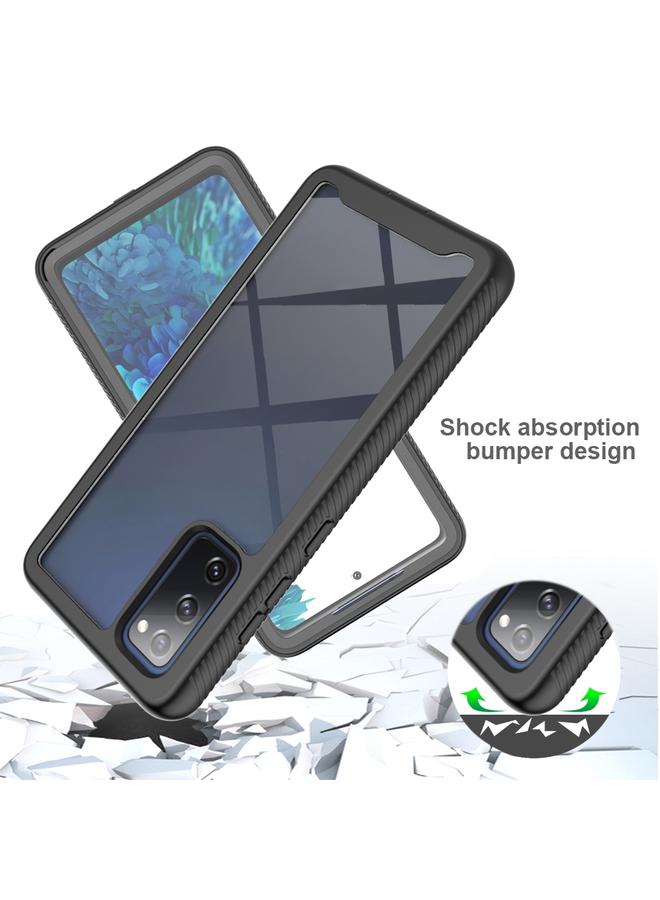 اس-توب جراب لهاتف Samsung Galaxy S20 FE، جراب هاتف هجين كامل الجسم مقاوم للصدمات بتصميم سماء نجمية - Image 3