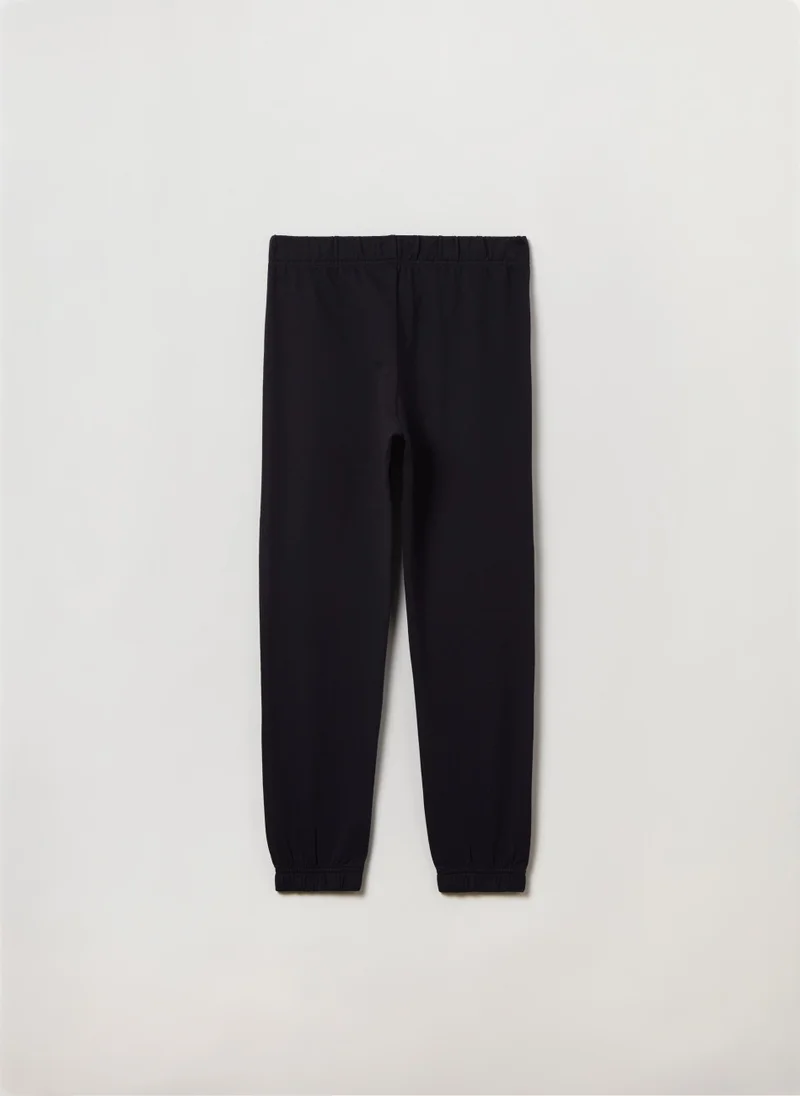 Ovs Fleece joggers with elasticated edging