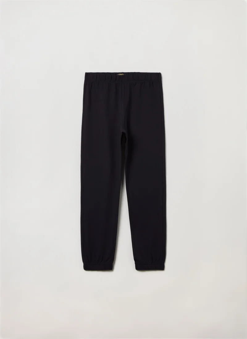 Ovs Fleece joggers with elasticated edging