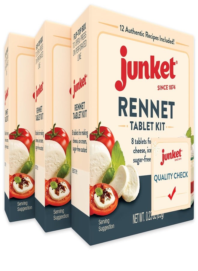 Junket Rennet Tablets 8 ct (3-Pack) - Image 1