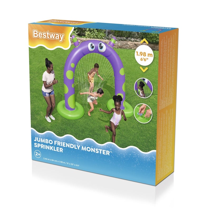 Bestway - Jumbo water sprinkler Friendly Monster 244x84x198 cm - 52640 - Image 4