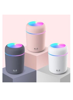 Generic 300ml H2O Humidifier, USB Aroma Diffuser, Mini USB Cool Mist Purifies and Refreshes, Portable Humidifier, Keep Healthy Environment for Bedroom, Home, Car, Plant  - Image 1