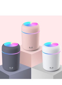 Generic 300ml H2O Humidifier, USB Aroma Diffuser, Mini USB Cool Mist Purifies and Refreshes, Portable Humidifier, Keep Healthy Environment for Bedroom, Home, Car, Plant  - Image 2