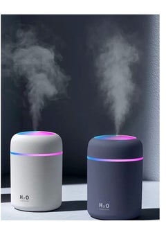 Generic 300ml H2O Humidifier, USB Aroma Diffuser, Mini USB Cool Mist Purifies and Refreshes, Portable Humidifier, Keep Healthy Environment for Bedroom, Home, Car, Plant  - Image 3