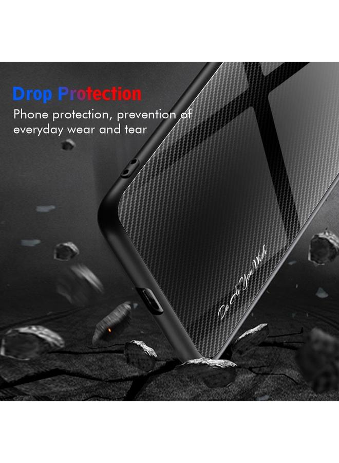 S-TOP Case For iPhone 16 Pro Max Texture Gradient Glass TPU Phone Case - Image 5