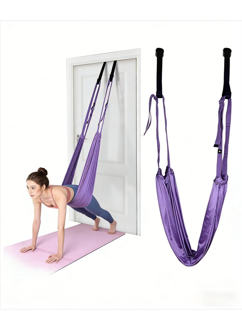 CKIKH aerial yoga ropes, arm resistance bands, elastic bands – pure ballet practice and chest, arm, and shoulder stretching straps, suitable for physical therapy, yoga, Pilates, stretching, and other sports. - Image 1