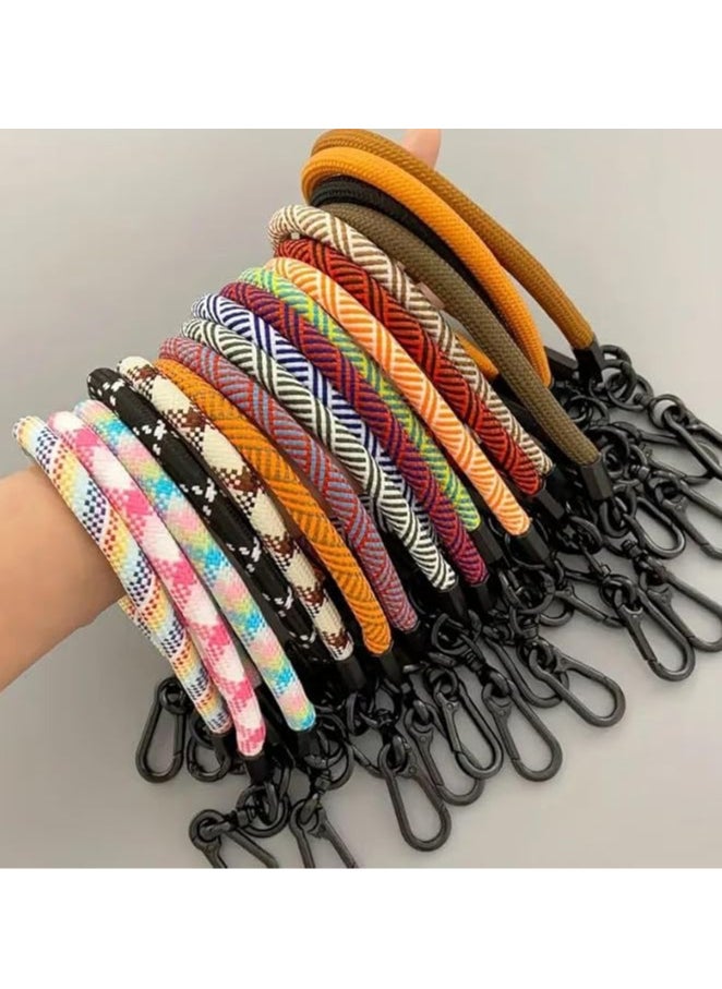 Generic Premium Wrist Strap Cell Phone Lanyard anti theft, Soft Nylon Thick Rope, Phone Hand Strap With Phone Patch Compatible with Phone, Airpods, Purse, Keychain and More 20 Cm  - Image 3