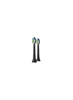 PHILIPS SONICARE W2 Optimal White Standard Sonic Toothbrush Heads With 2 Year Warranty Medium Black  - Image 1