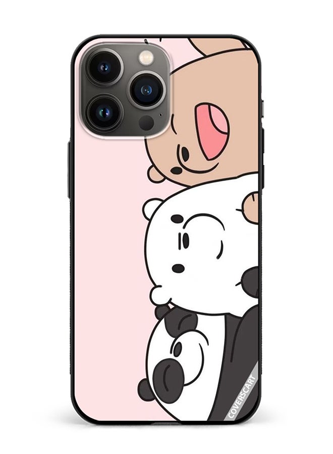 COVERSCART Protective Case Cover For Apple iPhone 13 Pro Max Cute Pandas Design Multicolour