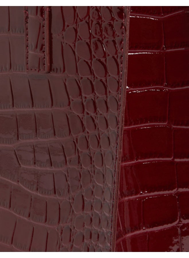 Ted Baker Croc Effect Small Icon Bag - Image 5