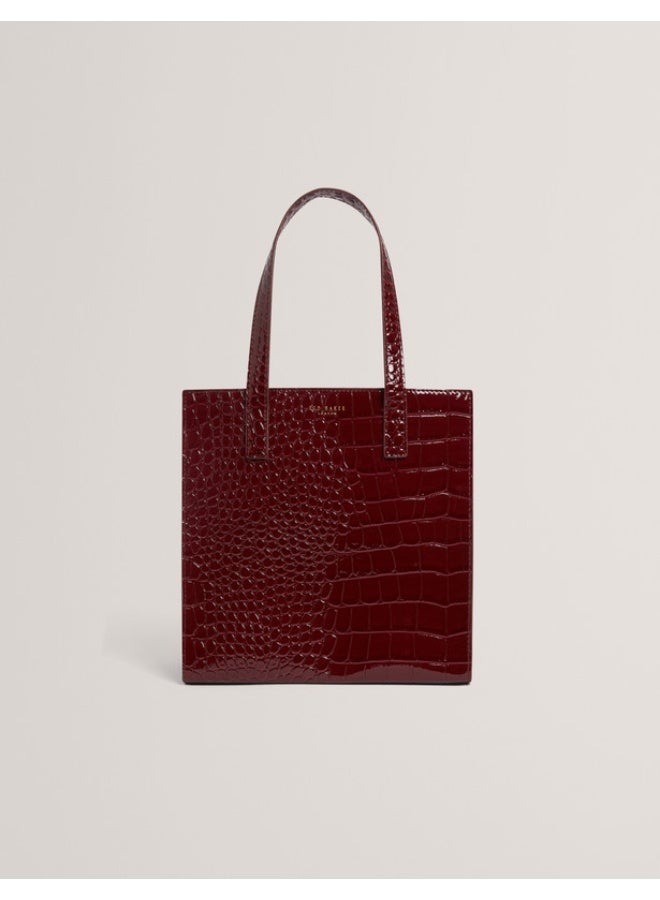 Ted Baker Croc Effect Small Icon Bag - Image 1