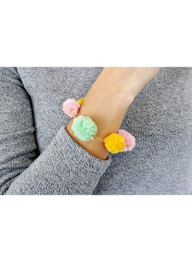 ProKart Round Woolen Gonda Pom Pom Balls for Craft Jewelry Embroidery Making Purpose Round Shape - 1 inch 100 Woolen Balls - Image 3