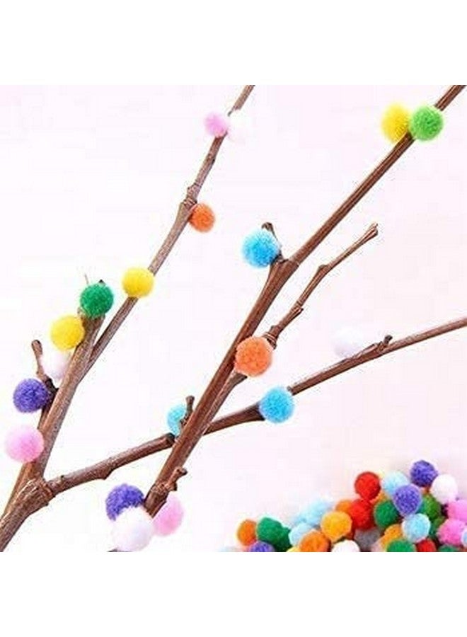 ProKart Round Woolen Gonda Pom Pom Balls for Craft Jewelry Embroidery Making Purpose Round Shape - 1 inch 100 Woolen Balls - Image 4