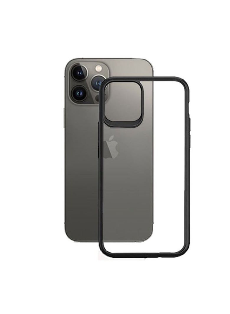 ماجيك ماسك Magic Mask ماجيك ماسك Q- Series جراب ظهر لهاتف أيفون 14 برو ماكس - أطار أسود - Image 2