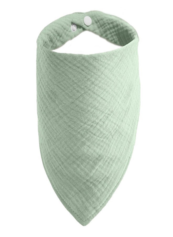 BlissBud St. Patrick's Day Pet's Bandanas for Medium Dog Solid Color Dogs and cat Scarf with Adustable Button,PeaGreen,Medium - Image 1