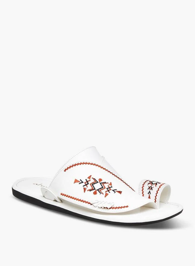 Al Waha Embroidered Slip-On Arabic Sandals