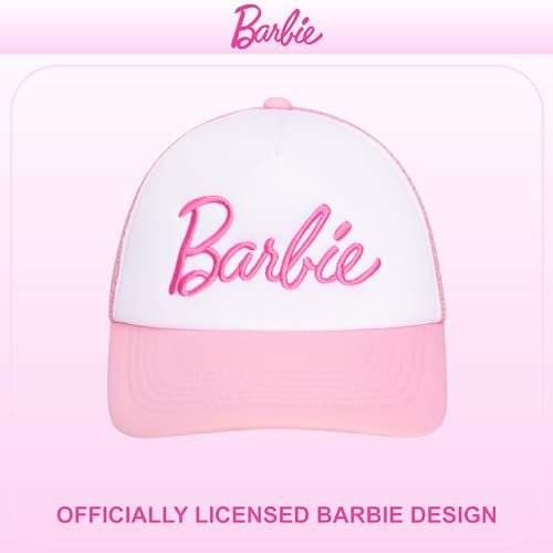 Barbie Girls Fashion Baseball Cap Clothes – Cotton Pink Hat for Girls 5-13 Years Old – Adjustable Snapback Hat for Playground, Traveling, Everyday Wear - Image 3