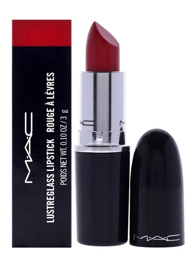 MAC Lustreglass Lipstick - 502 Cockney For Women Cranberry