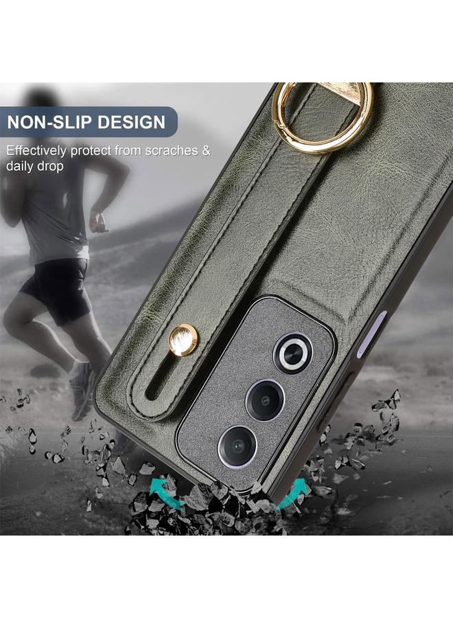 S-TOP Case For OPPO K12x 5G / A3 Pro Global Wristband Leather Back Phone Case - Image 5