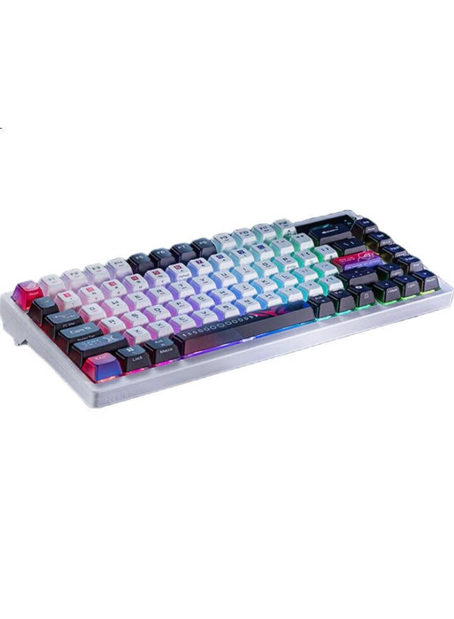 Rog Strix X Mechanical Gaming Keyboard Wireless Three-mode Connection Fr4 Positioning Plate 75% Layout Hot-swappable Cust Izable Keyboard Rgb Nx Ice Storm Grey Axis V2 - Image 2