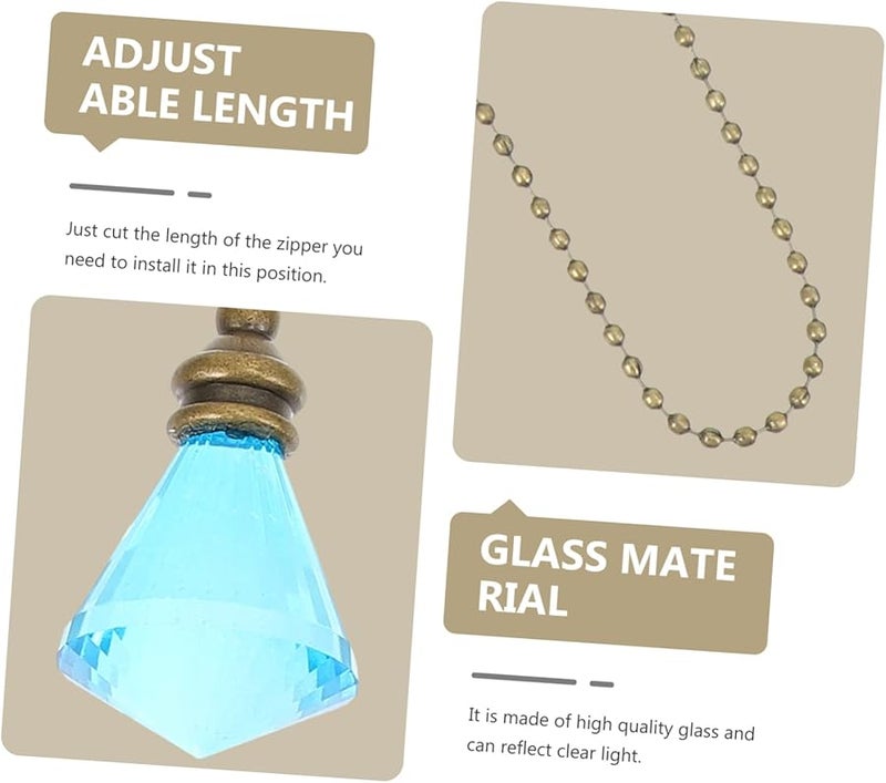 سلسلة سحب مروحة سقف كوبالت بلو الممتدة - بديل متين وديكور منزلي معلق - Image 3