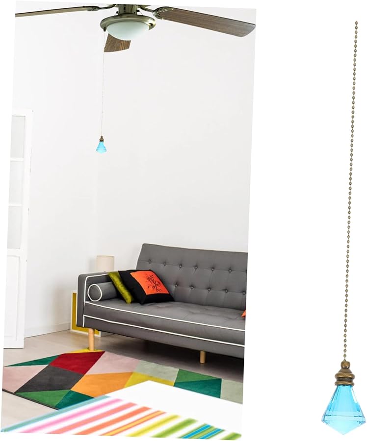 سلسلة سحب مروحة سقف كوبالت بلو الممتدة - بديل متين وديكور منزلي معلق - Image 5