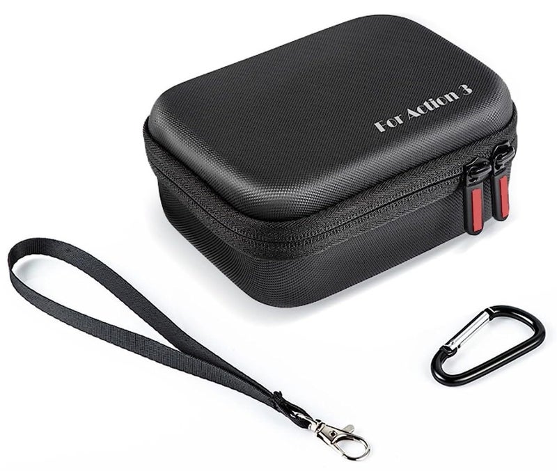 Careflection Storage Box for DJI OSMO Action 3 / DJI Action 4 Standard Combo Water Proof Carry Case Shock Proof Action Camera Bag Perfect Mould : Protective Travel with Carabiner + Landyard Hand Ropes - 5 years Warranty - Image 5