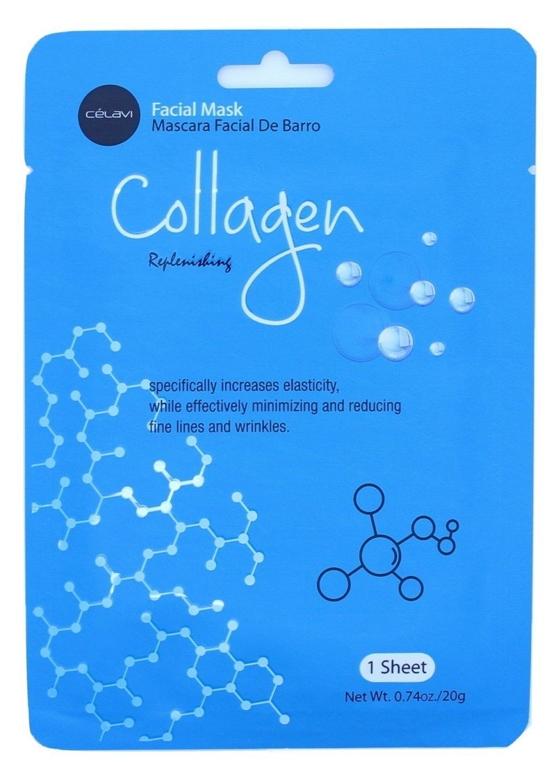 Celavi Essence Facial Mask Paper Sheet Korea Skin Care Moisturizing 12 Pack Honey