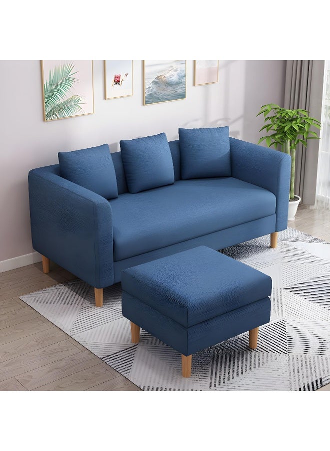 Comfynest Elegant Scandinavian Style 3-Seater Sofa With Pillow And Slipcover - Image 4