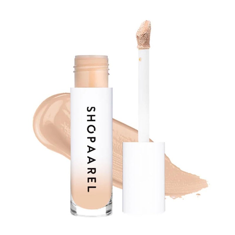 Shopaarel شوباريل كونسيلر سائل جديد بلون حقيقي خفيف الوزن مقاوم للماء مع تغطية كاملة كونسيلر سهل الدمج لمكياج الوجه مع لمسة نهائية غير لامعة 08 فير - Image 1
