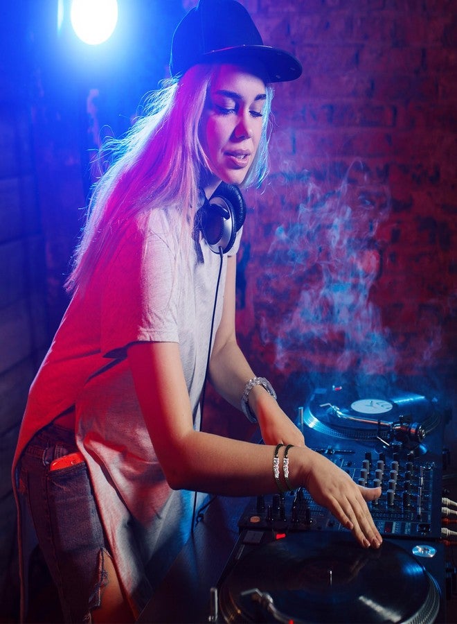 Junkin Music Party Favors Bracelets Peace Sign Bracelets Hippie Party Decorations Supplies Rainbow Peace Music Wristband 80s 70s 60s Social Media Favor Themed(20 Pcs) - Image 4