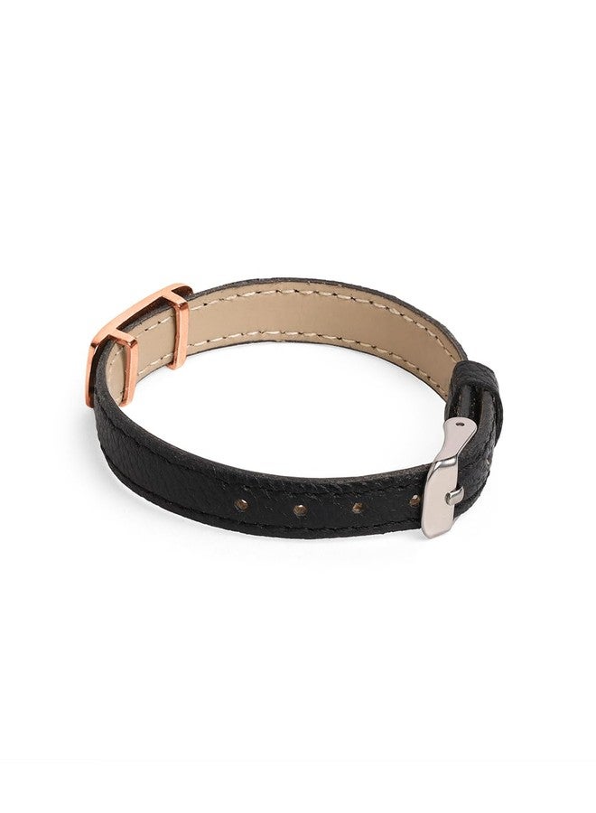 مينوتيا سوار رجالي من مينوتيا مطلي بالذهب الوردي مرصع بالكريستال، موديل MNT263_RG - Image 3