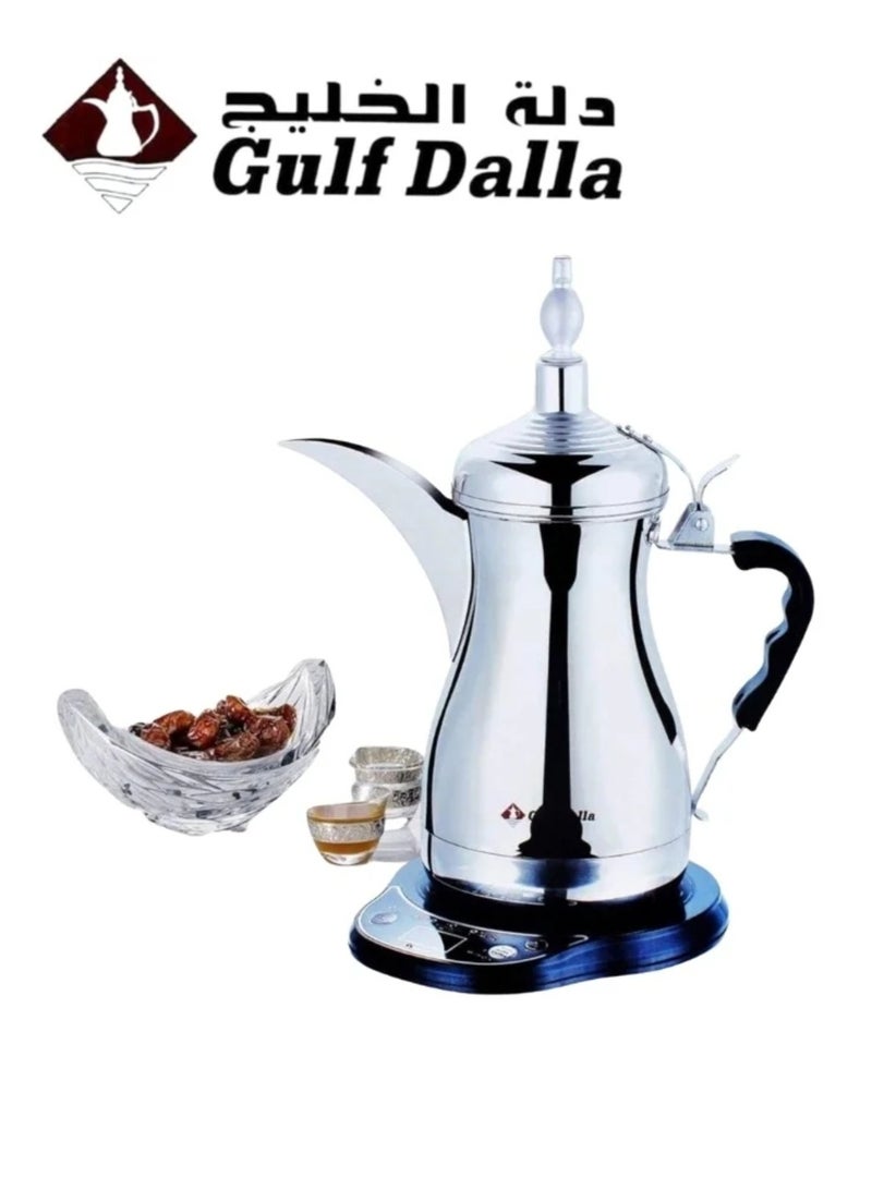 غالف دالا دلة تحضير القهوة العربية 1000 مل ستانلس ستيل مزودة بخاصية  الحفاظ على حرارة  القهوة  مع شاشة  وتنبيه  صوتي - Image 1