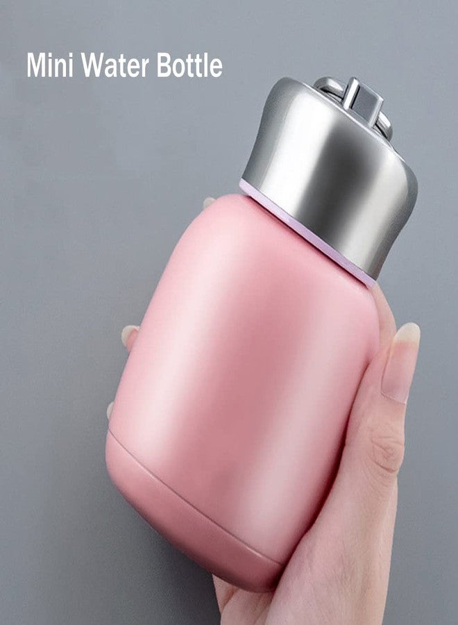 Gets Mini Stainless Steel Water Bottle, Portable Sports Vacuum Insulated Tumbler Cup, Leak Proof, Hot & Cold (Orange Red) - Image 5