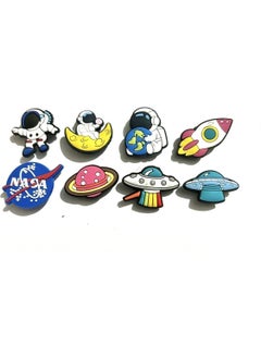 Marimari 8 Pieces Crocs Slipper Ornaments Space 