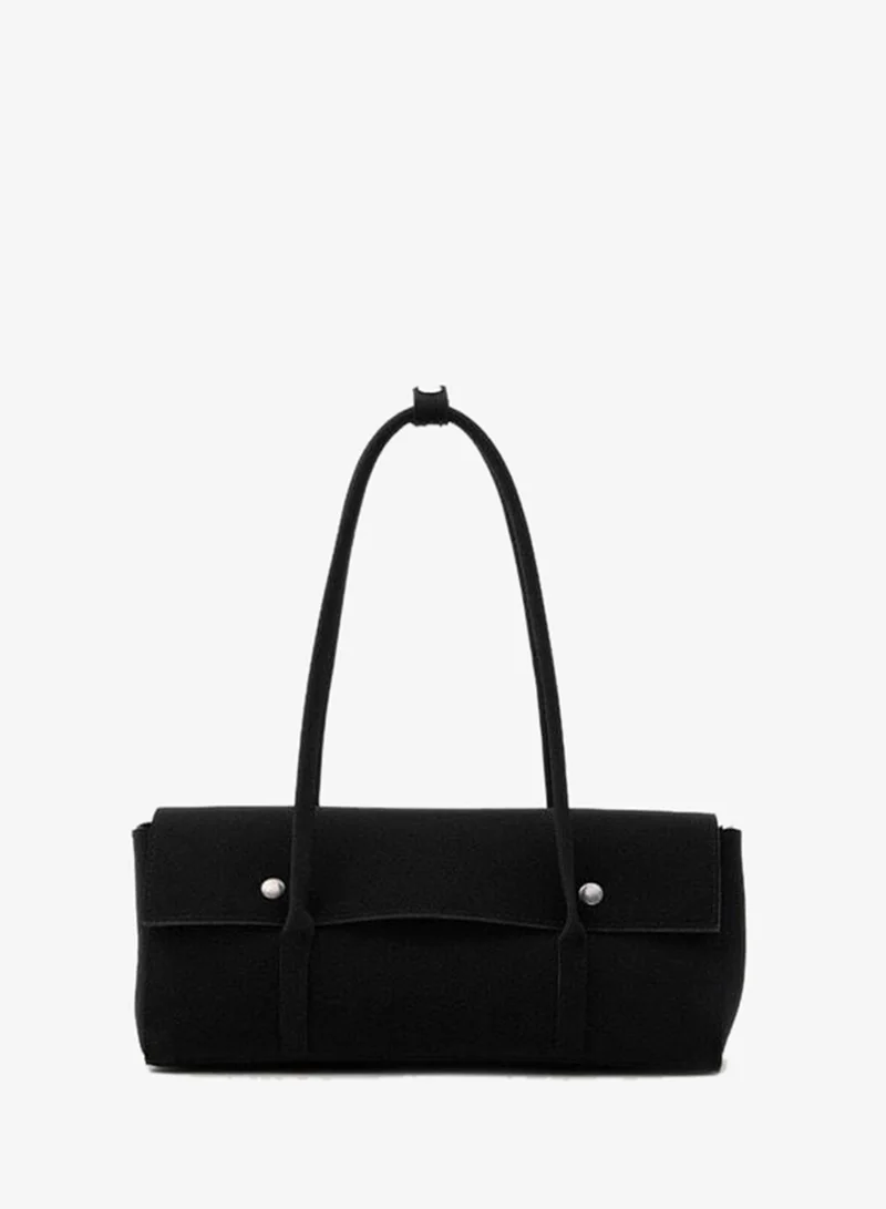 Shule Bags Mari Vintage Baget Black Bag.
