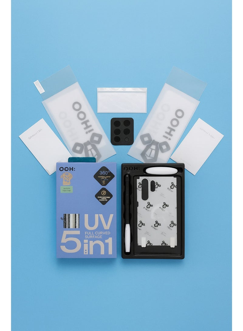 o o hawaii Honor 400 Pro Screen Protector Package – 5-in-1 Full Protection Set (2 Screen Protectors + 2 Back & Frame Films + 1 Camera Lens Protector) – Premium Quality & Best Price - Image 1