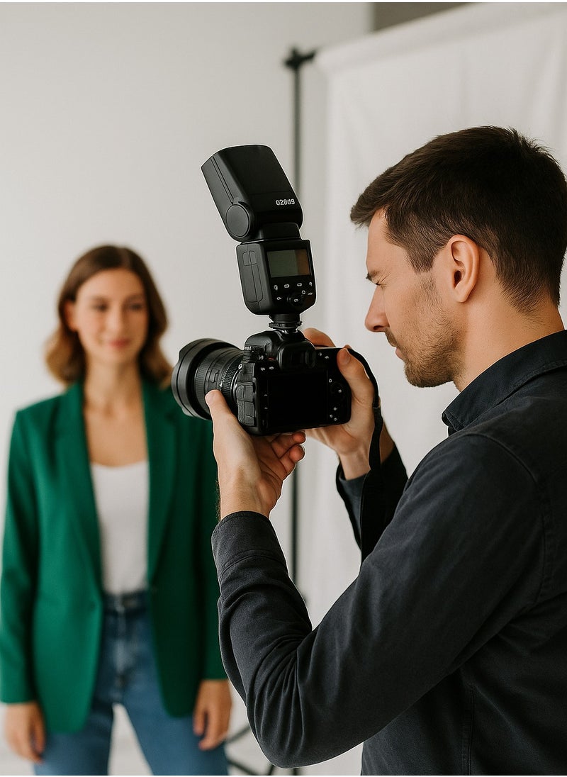 جودوكس - فلاش GODOX TT600 Speedlite – أداء عالي مع ناقل حركة لاسلكي 2.4G متوافق مع كاميرات Canon وNikon وPentax وOlympus - Image 1