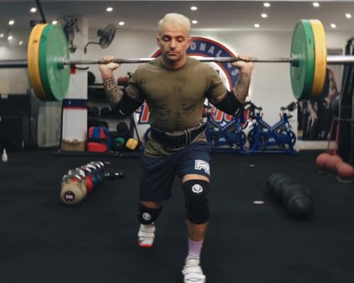 Jupiter Knee Sleeves (1 Pair), 7mm Compression Knee Braces for Squats,Weightlifting,Powerlifting,Cross Training for Men & Women (Large) - Image 4