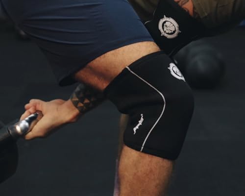 Jupiter Knee Sleeves (1 Pair), 7mm Compression Knee Braces for Squats,Weightlifting,Powerlifting,Cross Training for Men & Women (Large) - Image 5