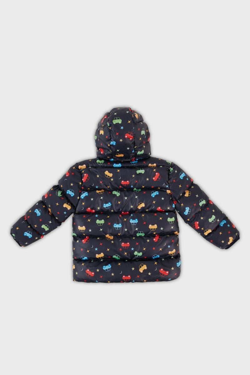 Lela Extra Padded Soft Fleece Hooded Puffer Coat Boy's COAT 5763003  - Image 4