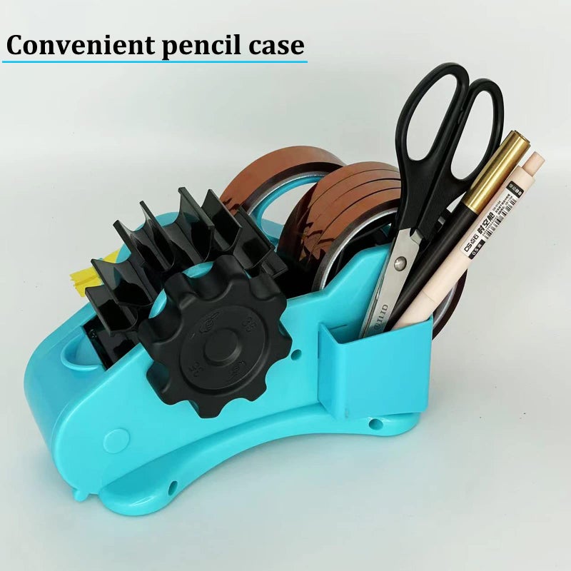 SHDSL Blue Heat Tape Dispenser Sublimation - Multiple Roll Cut Heat Tape Dispenser to PreCut Heat Transfer Tape Heat Resistant Tape, Semi-Automatic Tape Dispenser 3" & 1" Core for Scotch Tapes - Image 4