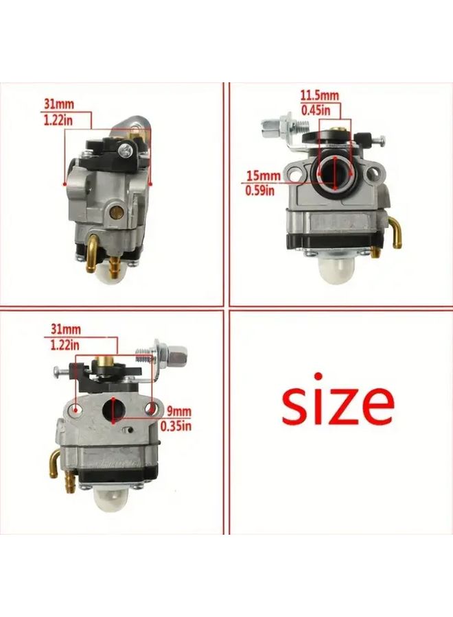 قطعة استبدال المكربن المعدني متوافقة مع مولدات Gx22, Gx25, Gx31, Gx35 - قطعة واحدة - Image 2